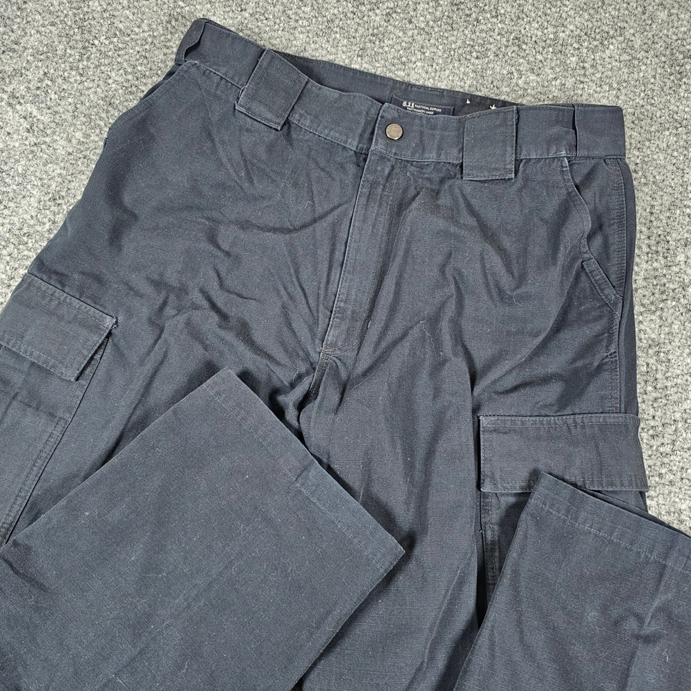5.11 Tactical Series Ripstop Cargo Pants Navy Blue Men's Size 35x39 Style 74003
